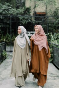 Model Gamis Kombinasi