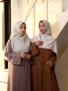 Model baju gamis terbaru Lebaran