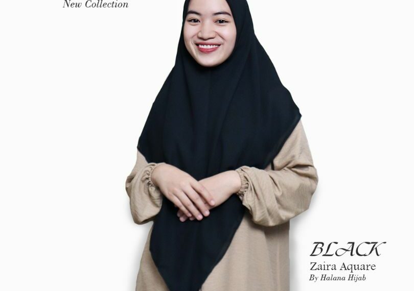 model hijab segiempat