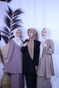 overall dress muslimah